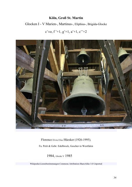Bildteil der Glocken im Erzbistum Köln - Glockenbücher des ...