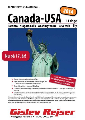 Canada-USA - Gislev Rejser