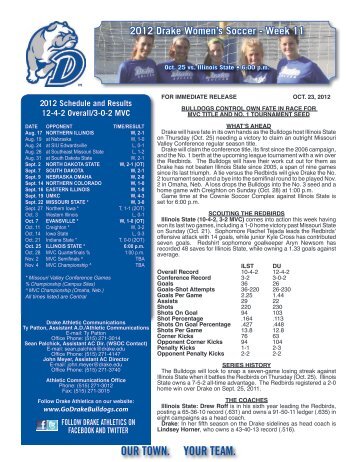 OUR TOWN. YOUR TEAM. - Drake Bulldogs