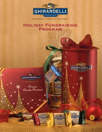 Holiday Fundraising Program Brochure (PDF) - Ghirardelli