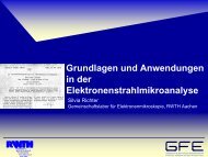 Grundlagen und Anwendungen in der ... - GFE Aachen