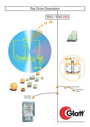 Top Drive Granulator TDG / TDG PRO - Glatt
