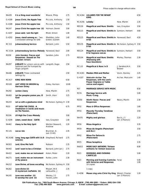 2002?2003 Listing Catalog - GIA Publications