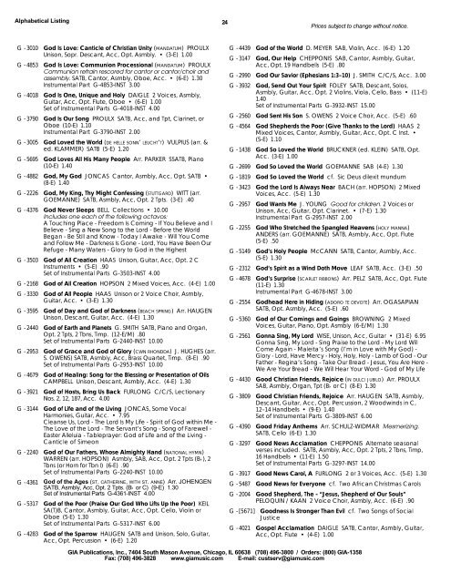 2002?2003 Listing Catalog - GIA Publications