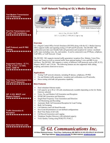 TDM - VoiP Media Gateway