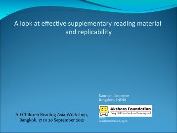 A Look at Effective Supplementary Reading Material and Replicability