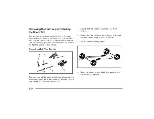 2006 LSSV Owner's Manual Supplement (PDF) - GM Fleet