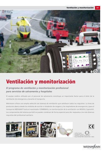 Ventilación y monitorización - Venta de equipos médicos