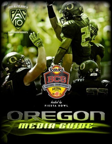 University of Oregon 2011 BCS Media Guide - GoDucks.com