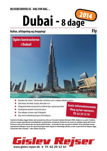 Dubai - Gislev Rejser