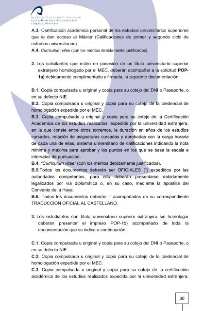 máster universitario sanidad animal y seguridad alimentaria - ulpgc ...