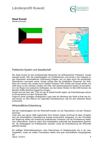 Länderprofil Kuwait - Ghorfa