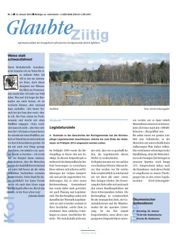 Ausgabe 2012 Nr. 02 - Legislaturziele - Evangelisch-Reformierte ...