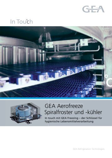 EA Aerofreeze piralfroster und -kühler - GEA Refrigeration ...