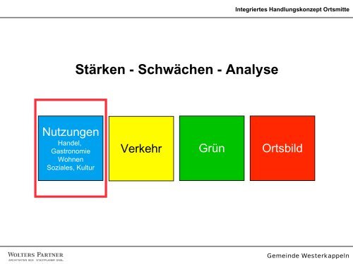 Integriertes Handlungskonzept Ortsmitte - Gemeinde Westerkappeln