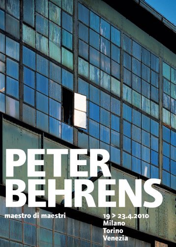 Peter Behrens. Maestro dei maestri - GizmoWeb