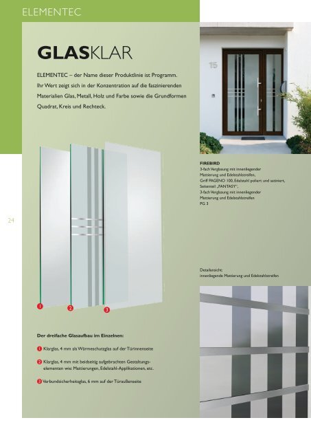 Türfüllungen - Katalog Obuk - Fenstertechnik brand GmbH