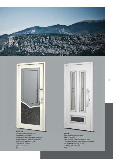 Türfüllungen - Katalog Obuk - Fenstertechnik brand GmbH