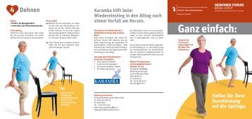 Übungen Herzkreislauf (PDF) - Gesundheit.bs.ch - Basel-Stadt