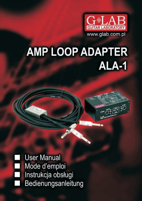 Amp Loop Adapter ALA-1 User Manual - G LAB