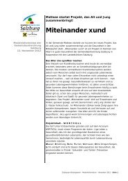 Miteinander xund - Gemeindeentwicklung