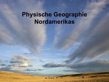Physische Geographie Nordamerikas
