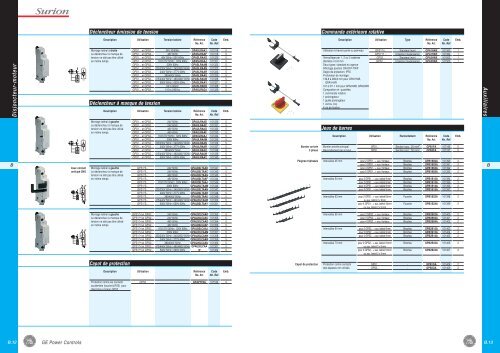 Catalogue Surion - G E Power Controls