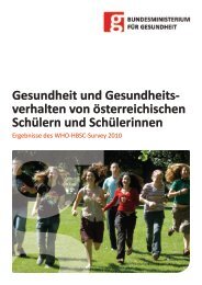 Gesundheit und Gesundheitsverhalten von österreichischen ...