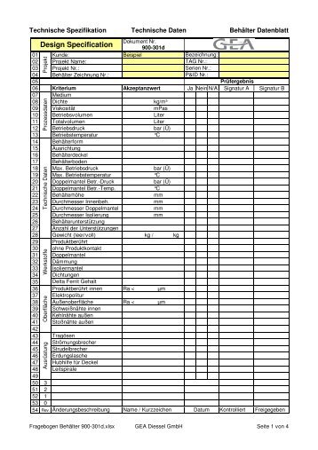 Fragebogen Behälter 900-301d_d - GEA Diessel GmbH