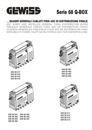 Serie 68 Q-BOX - Gewiss