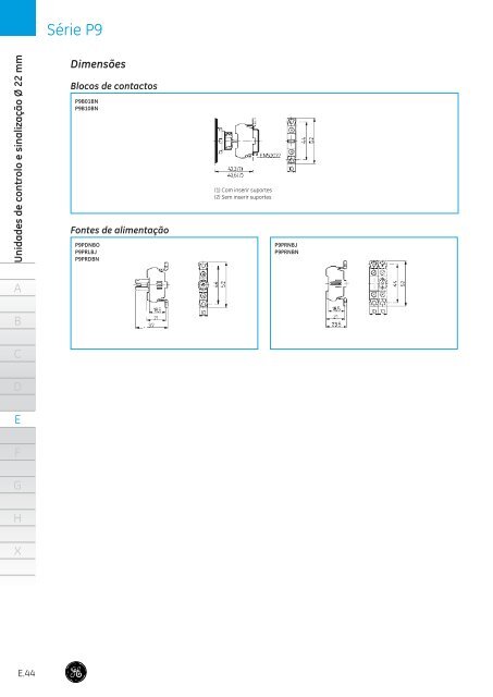 PDF: Auxiliares de comando - G E Power Controls