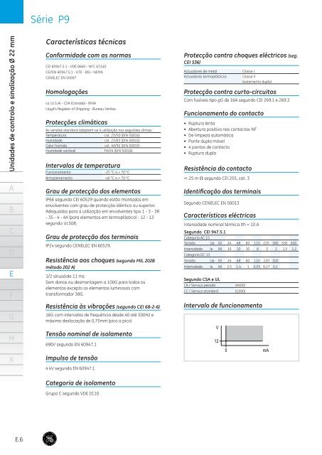 PDF: Auxiliares de comando - G E Power Controls