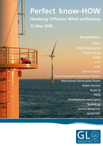 Perfect know-how hamburg offshore wind conference 12 ... - GL Group