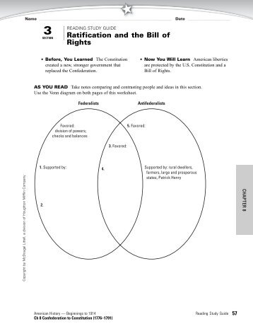 CH 8: Section 3 Reading Study Guide