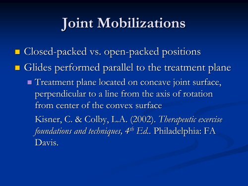 Manual Therapy Techniques: Joint Mobilization and PNF Diagonal ...