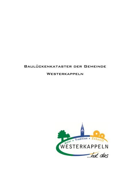 Baulückenkataster der Gemeinde Westerkappeln