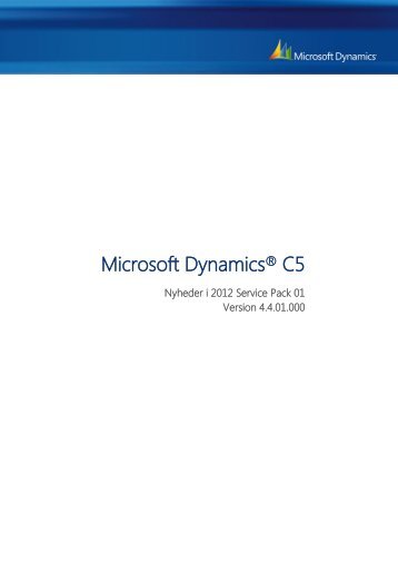 Microsoft Dynamics® C5 - GL consult