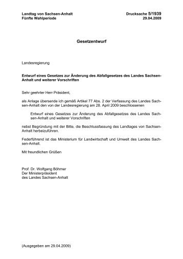 Drs. 5/1939 - Der Landtag von Sachsen-Anhalt