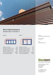 Wood Hybrid Systems: Soleo 10 and 11 - Geolam