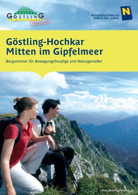 PDF zum Download - Tourismusverein Göstlinger Alpen