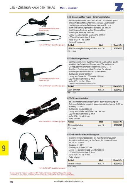 LED und Halogen Lichtsysteme