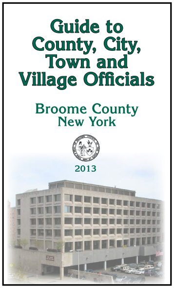 Directory of Officials - Broome County