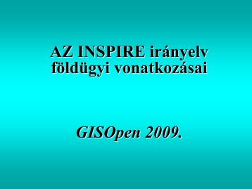 Nemzeti Környezeti Térinformatikai Rendszer - NymE GEO portál