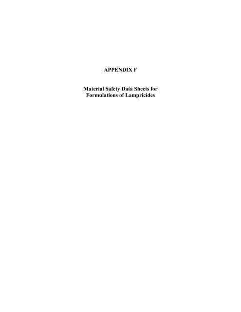 APPENDIX F
