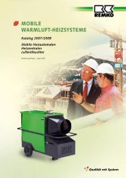 MObilE waRMluft-hEizsystEME - Remko