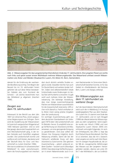 Wässerwiesen, Wässermatten - Geomatik Schweiz