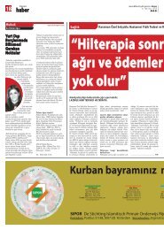 ‘‘Hilterapia sonra ağrı ve ödemler yok olur’’