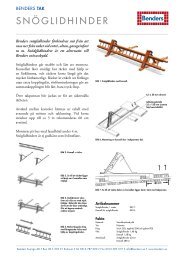 LÄGGNINGSANVISNING - Benders