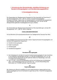 Kanalabgabenordnung - Gerasdorf