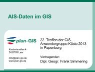 AIS-Daten im GIS - AG GIS-Küste